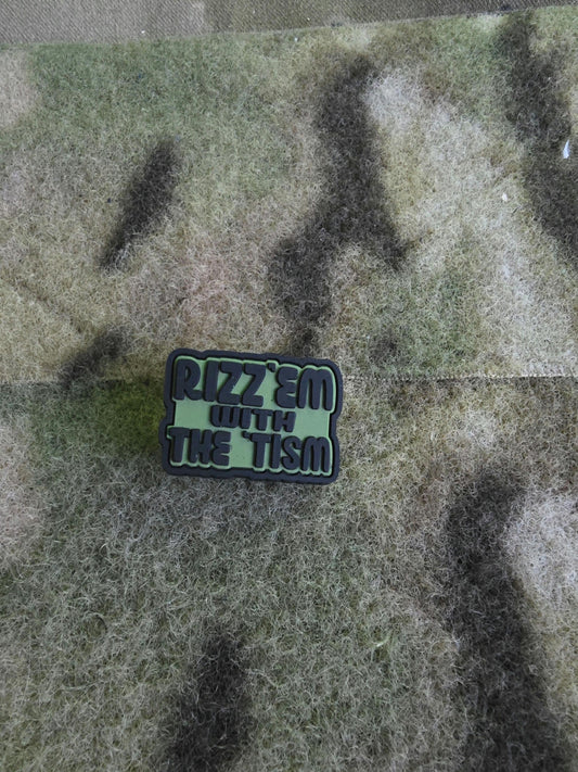 Rizz'em With The Tism Autism Shoe Charm