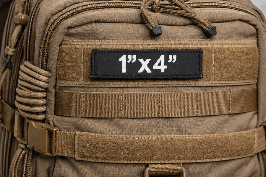 Custom Velcro Text Patch | LIVE PREVIEW | Multiple Sizes | Embroidered Name & Morale Patch