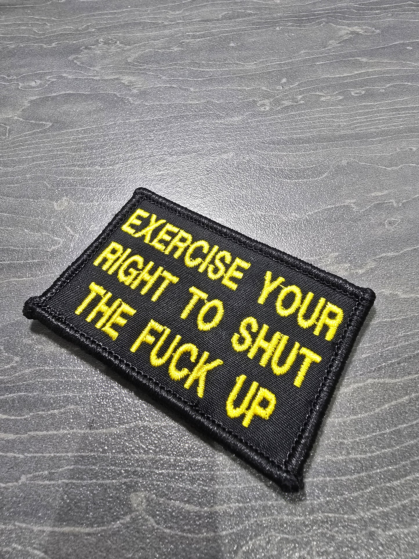 Exercise Your Right To Shut The F*ck Up