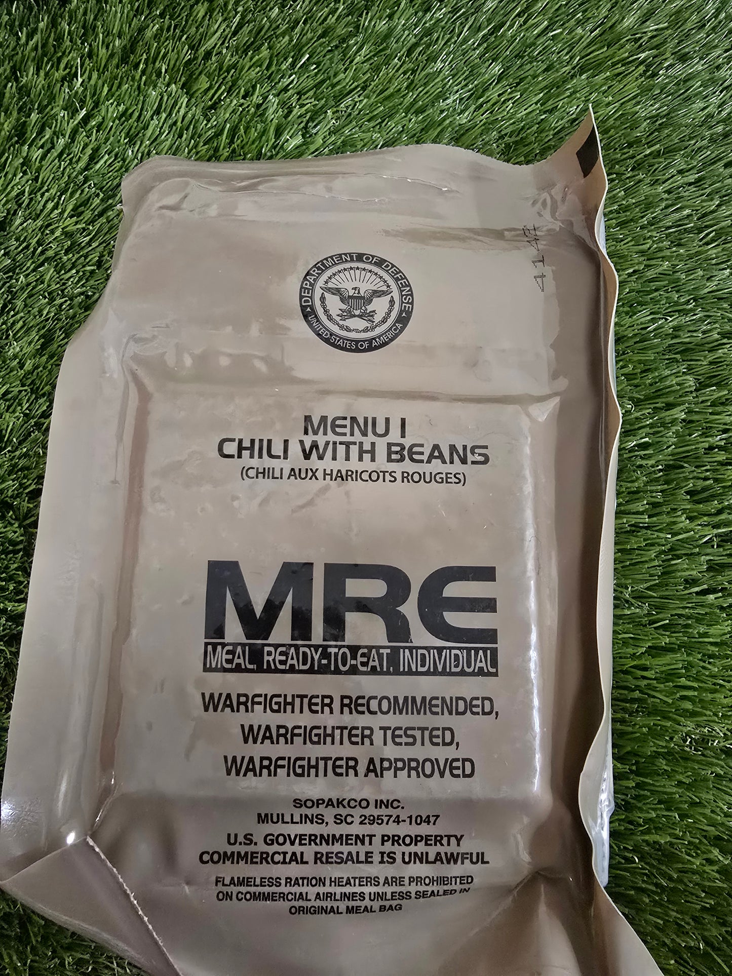 2026/27 USA "MRE" Meal Ready To Eat Ration Packs