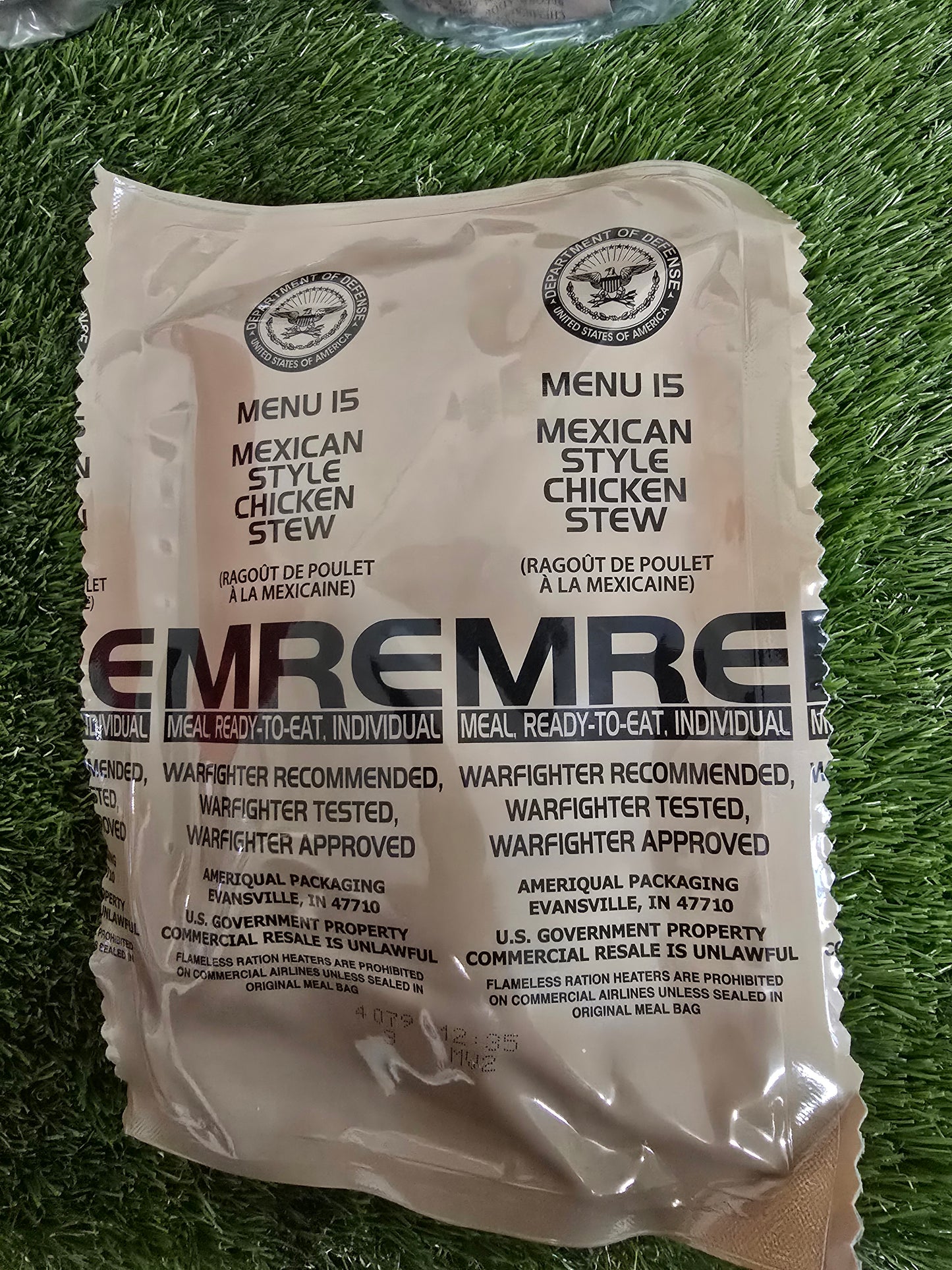 2026/27 USA "MRE" Meal Ready To Eat Ration Packs