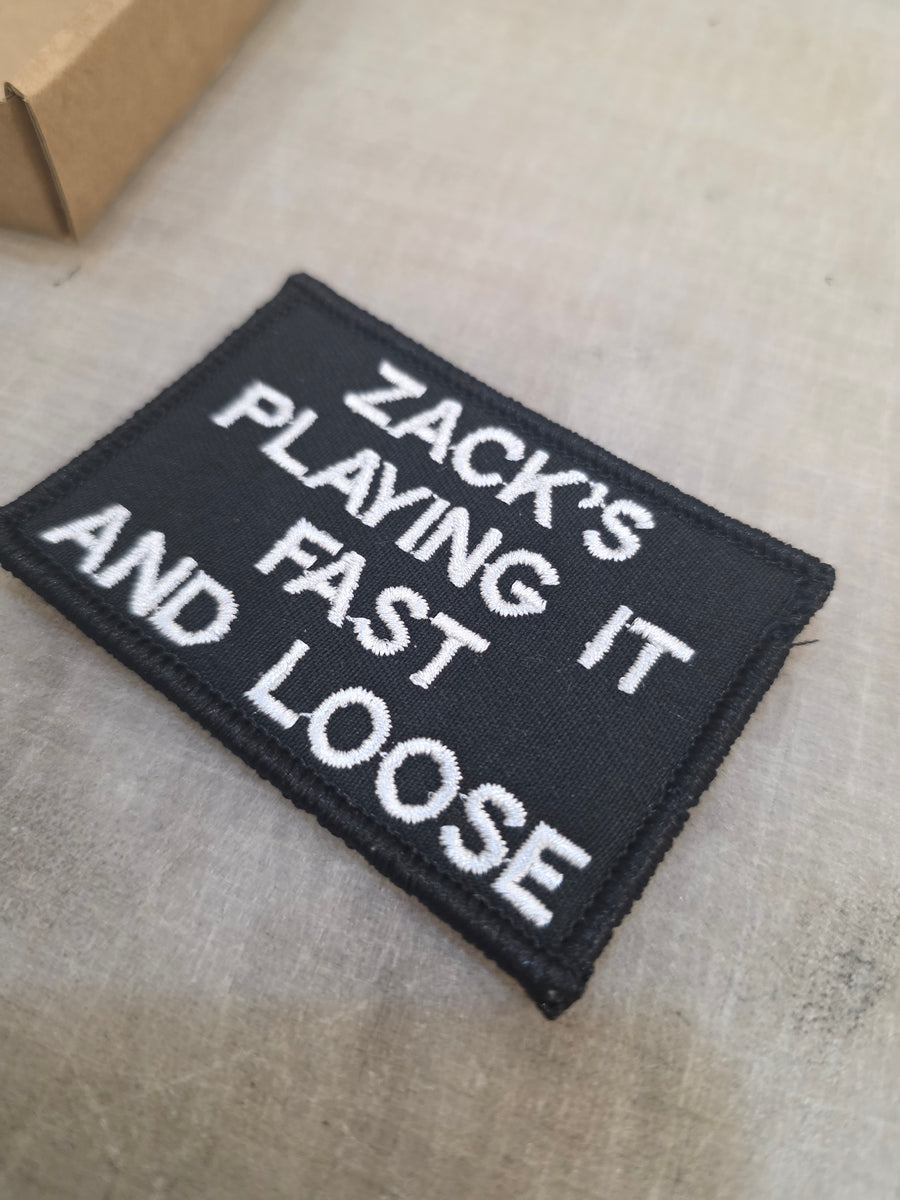 Design Your Own Patch (Live Preview) | 2" x 3" Custom Embroidered Velcro Patch