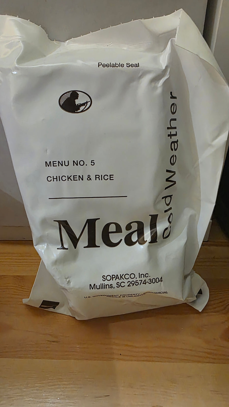 2022 USA Cold Weather "MRE" Meal Ready To Eat Ration Packs