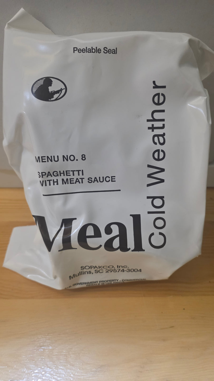 2022 USA Cold Weather "MRE" Meal Ready To Eat Ration Packs