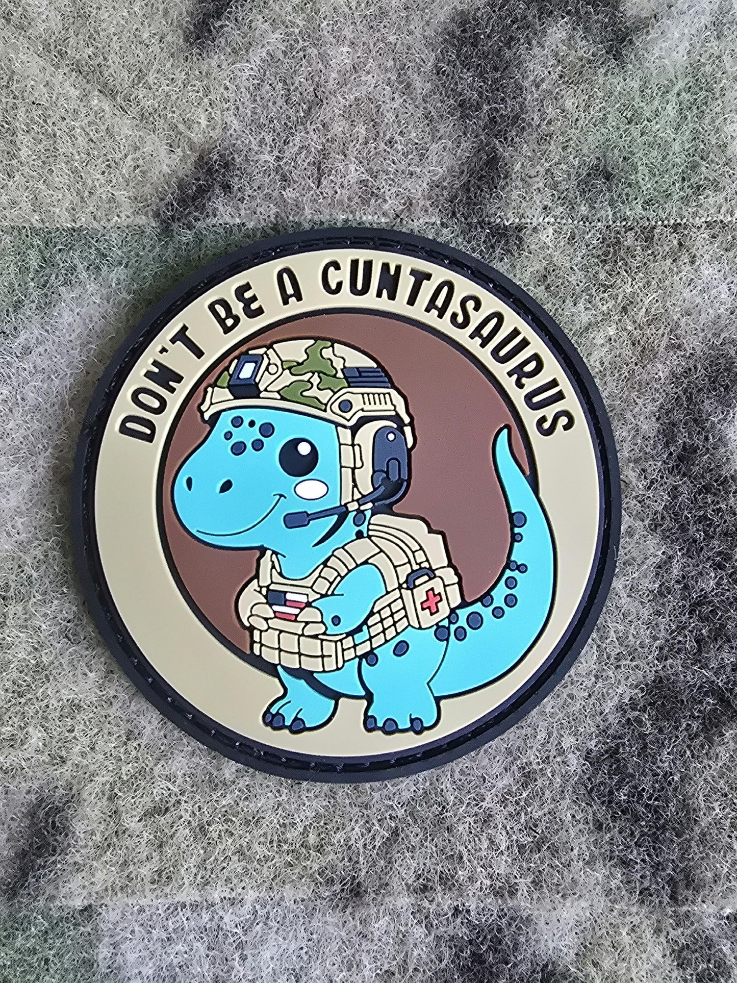 Don't Be A C***asaurus rude PVC Patch