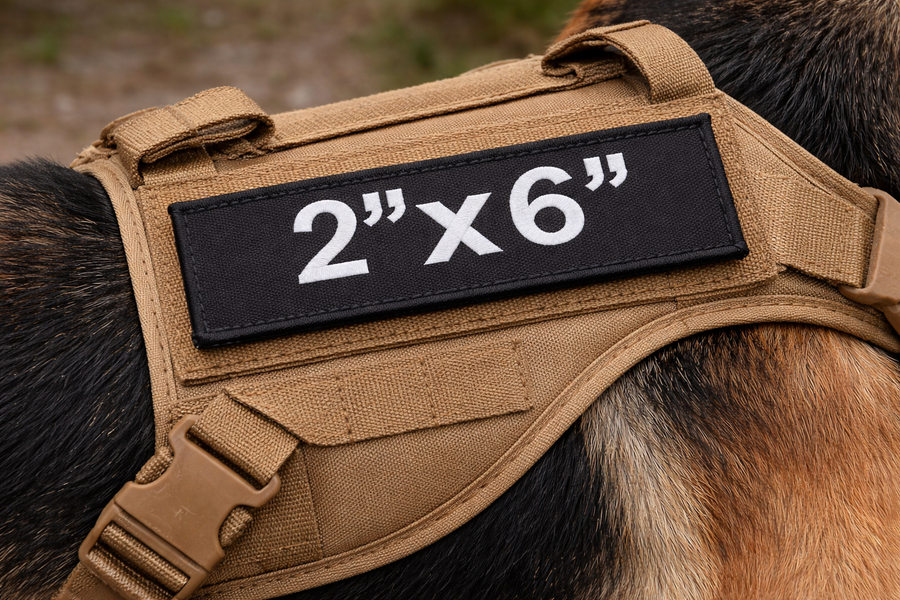 Custom Velcro Text Patch | LIVE PREVIEW | Multiple Sizes | Embroidered Name & Morale Patch