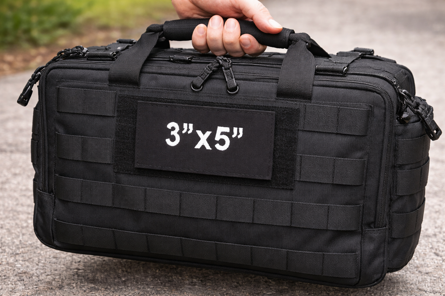 Custom Velcro Text Patch – Multiple Sizes | Embroidered Name & Morale Patch