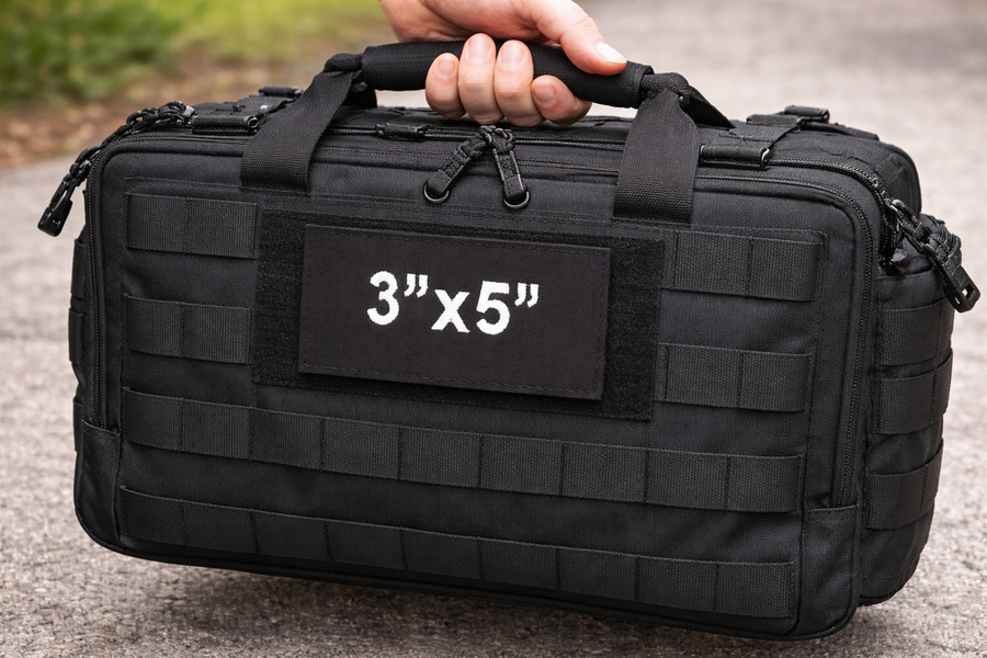 Custom Velcro Text Patch | LIVE PREVIEW | Multiple Sizes | Embroidered Name & Morale Patch