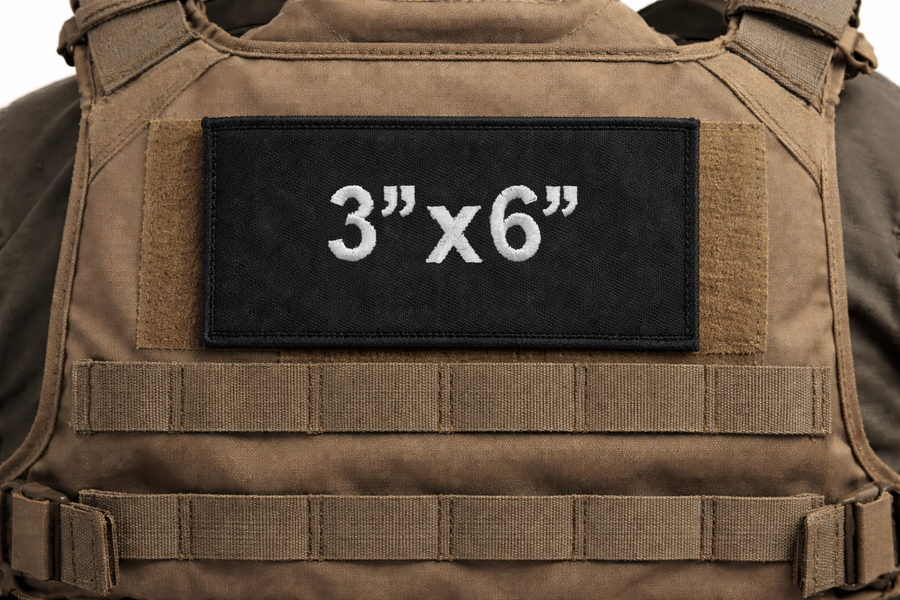 Custom Velcro Text Patch | LIVE PREVIEW | Multiple Sizes | Embroidered Name & Morale Patch