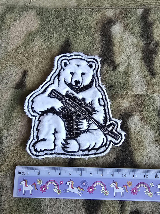 Tactical Polar Bear Furry Patch