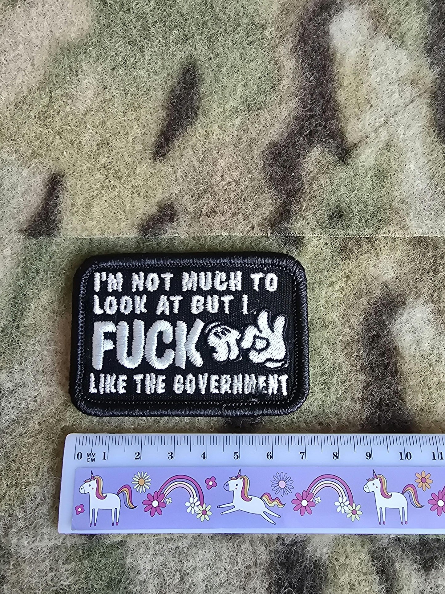 I'm Not Much To Look At But I F*** Like The Government Patch