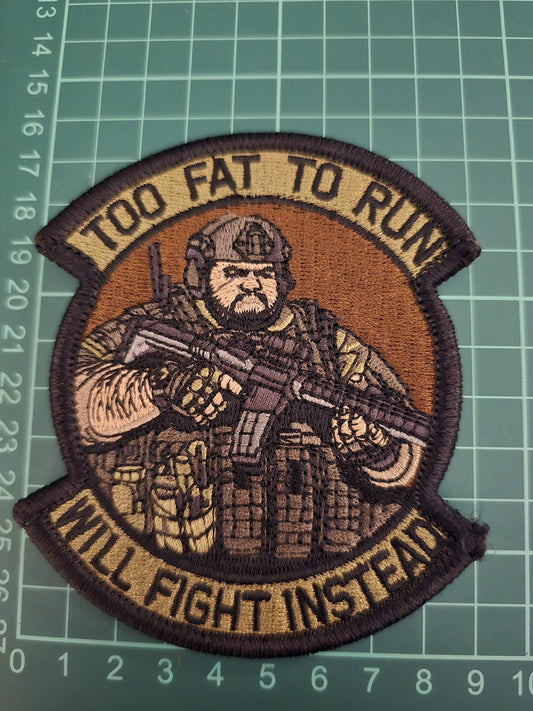 Too Fat To Run, Will Fight Instead Patch
