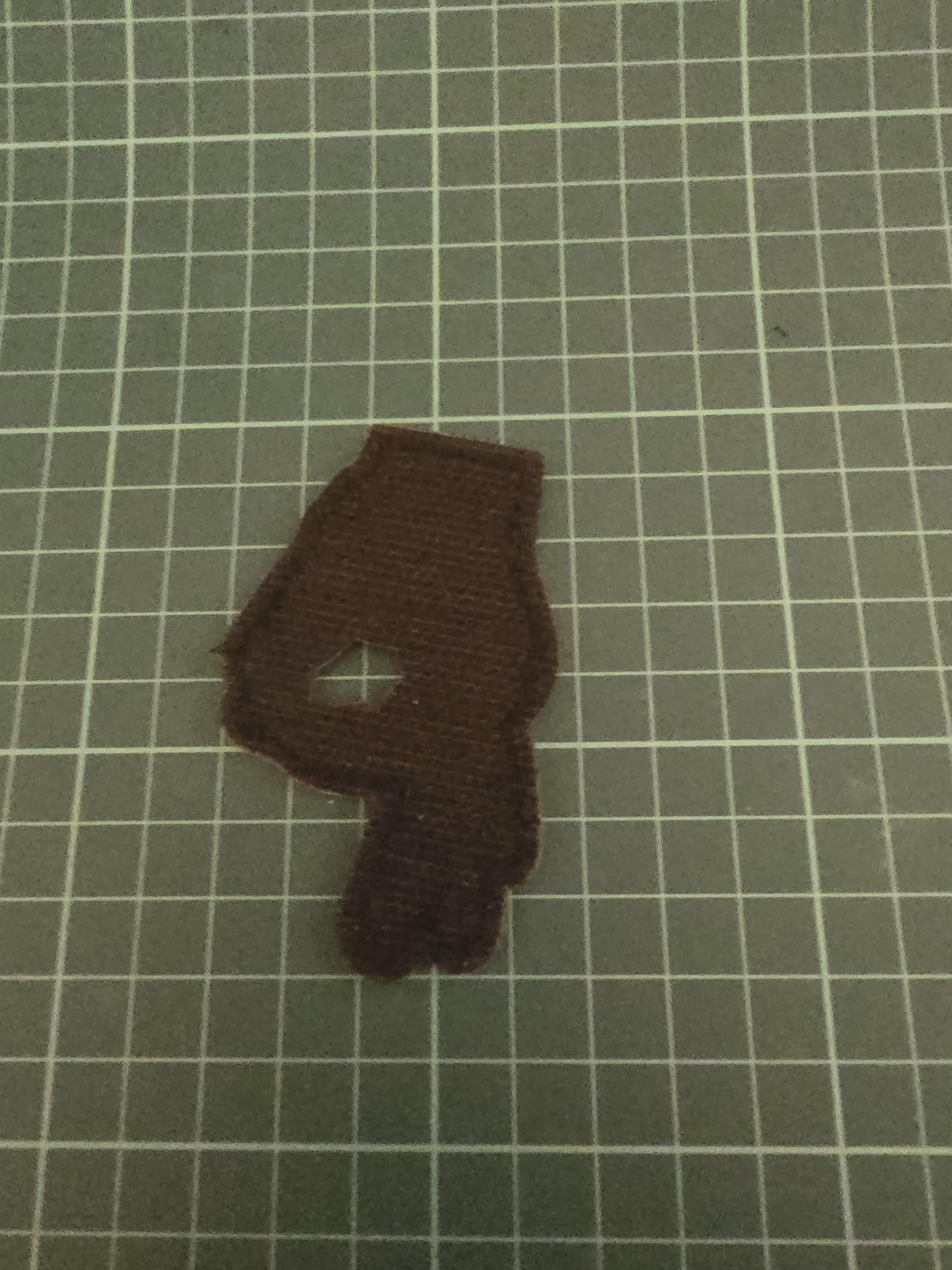 OK Gesture Circle Game PVC Patch