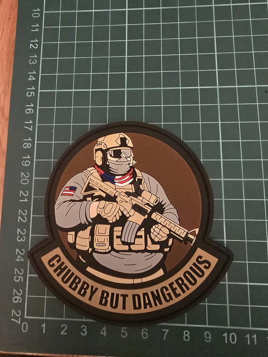 Chubby But Dangerous PVC Patch