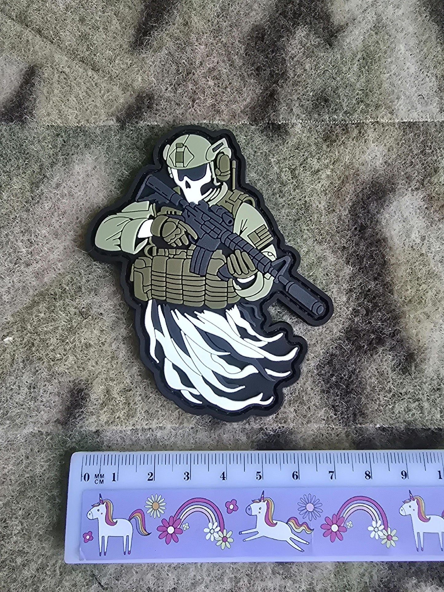 Grim Reaper Tactical Ghoul Ghost PVC Patch