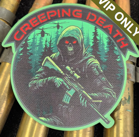 Creeping Death Reflective Laser Cut Printed Patch