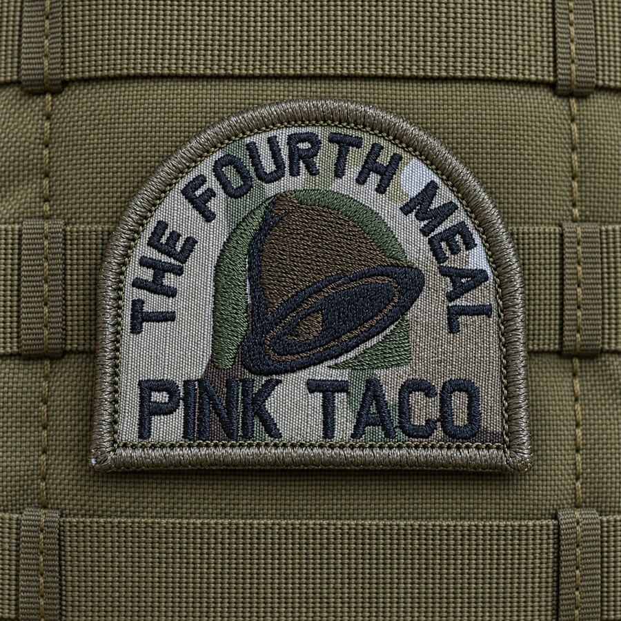 Pink Taco – The Fourth Meal Embroidered Patch