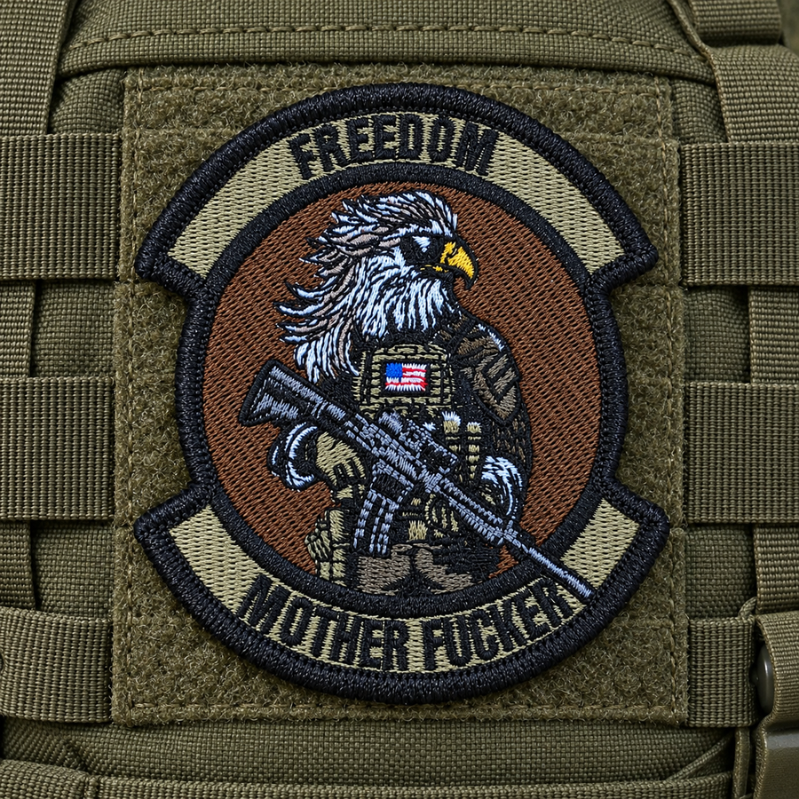 Freedom Mother Fucker – Embroidered Eagle Patch