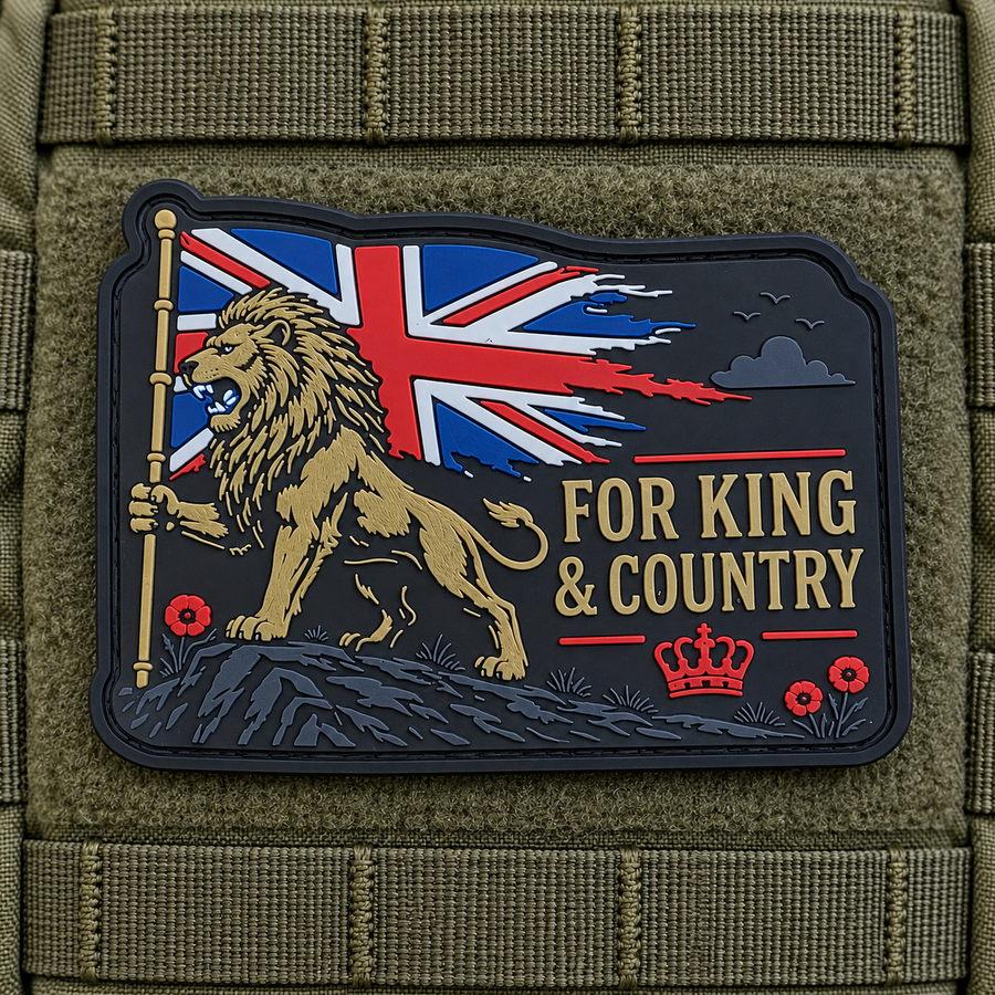 For King & Country – Union Jack Lion PVC Patch