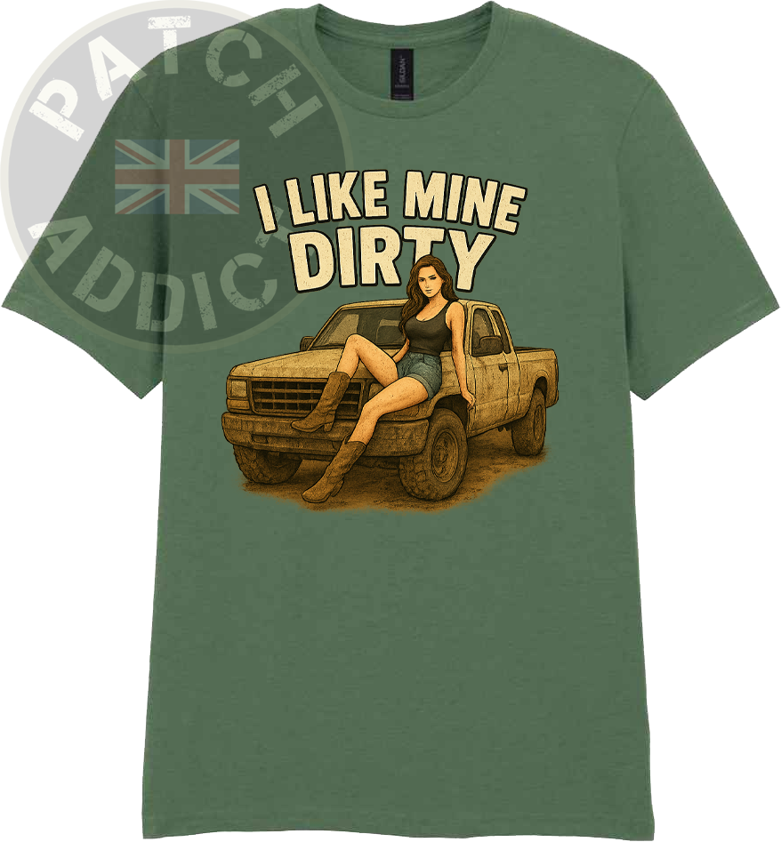 I Like Mine D*rty Pick Up Off Roading 4