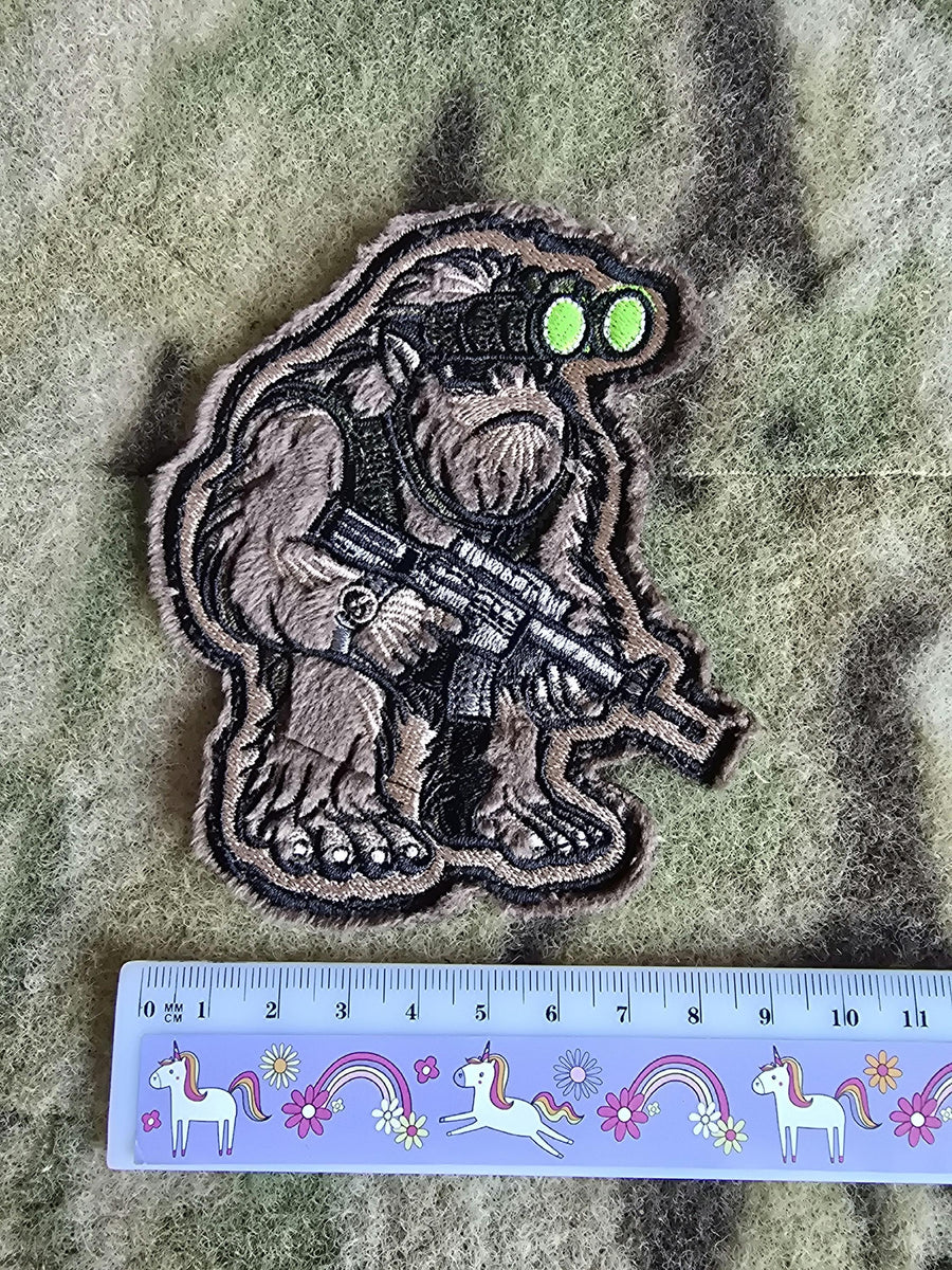 Tactical Sasquatch Bear Furry Patch
