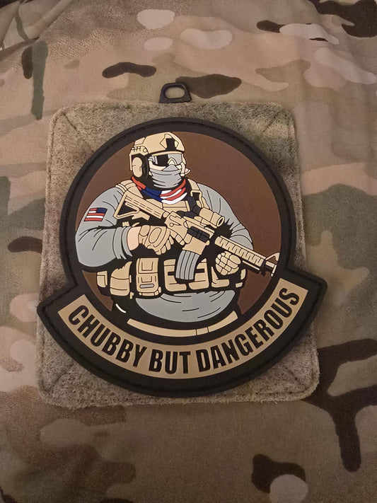 Chubby But Dangerous PVC Patch