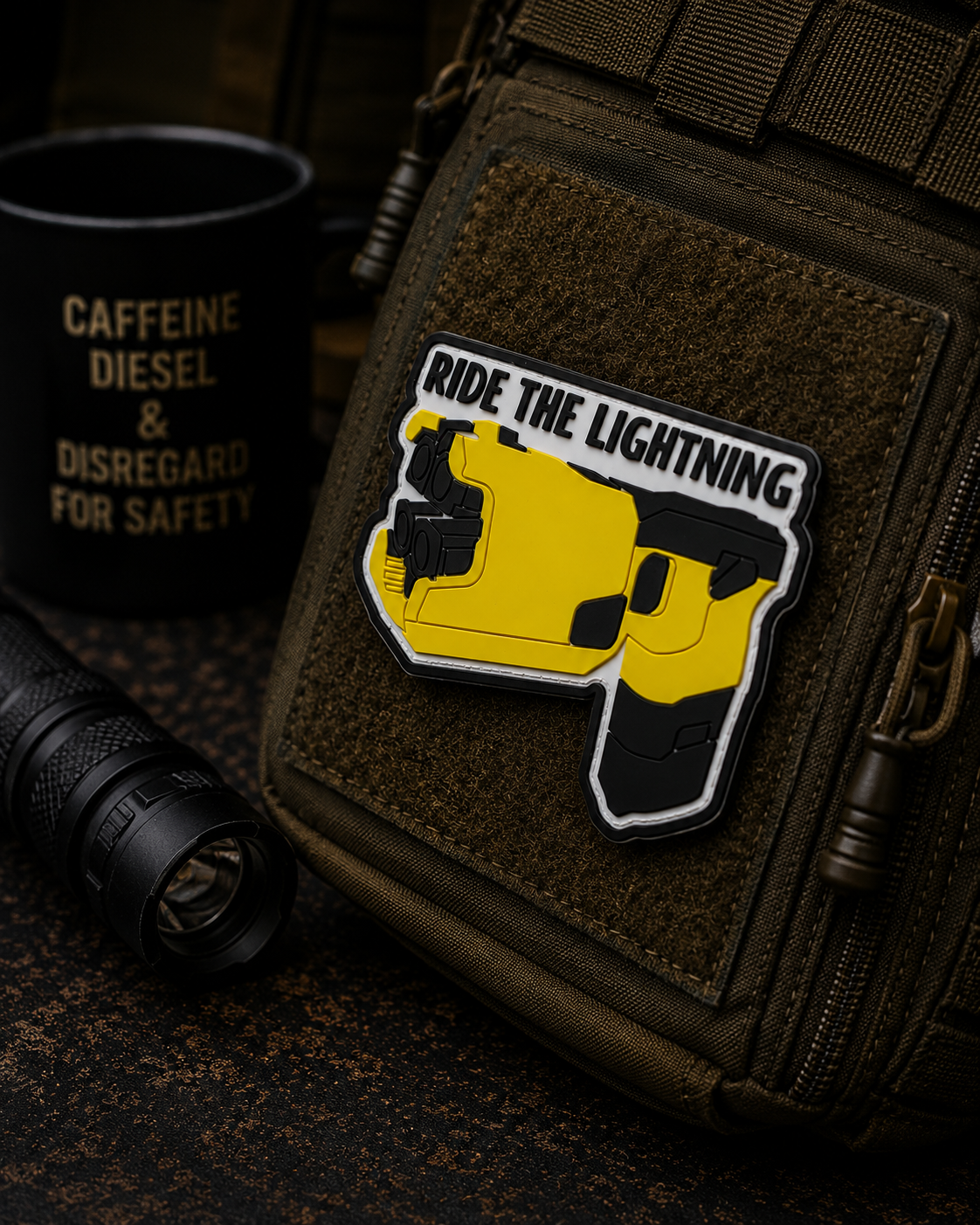Ride The Lightning Tazer | PVC Morale Patch
