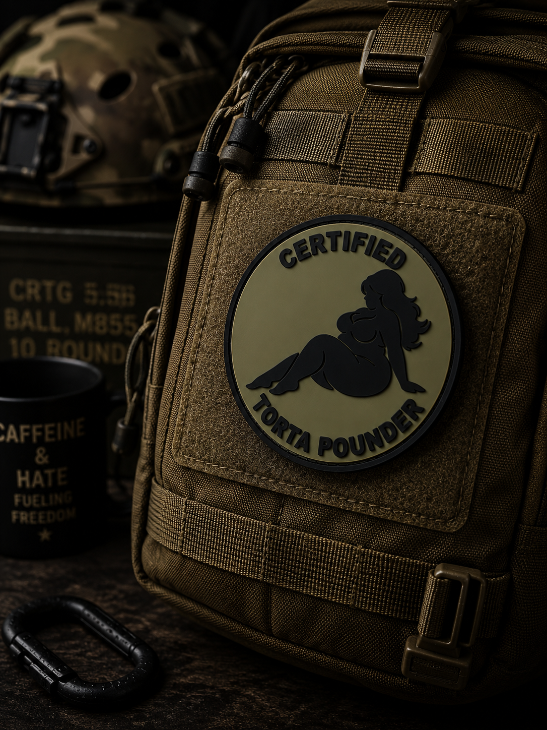 Certified Torta Pounder PVC Morale Patch