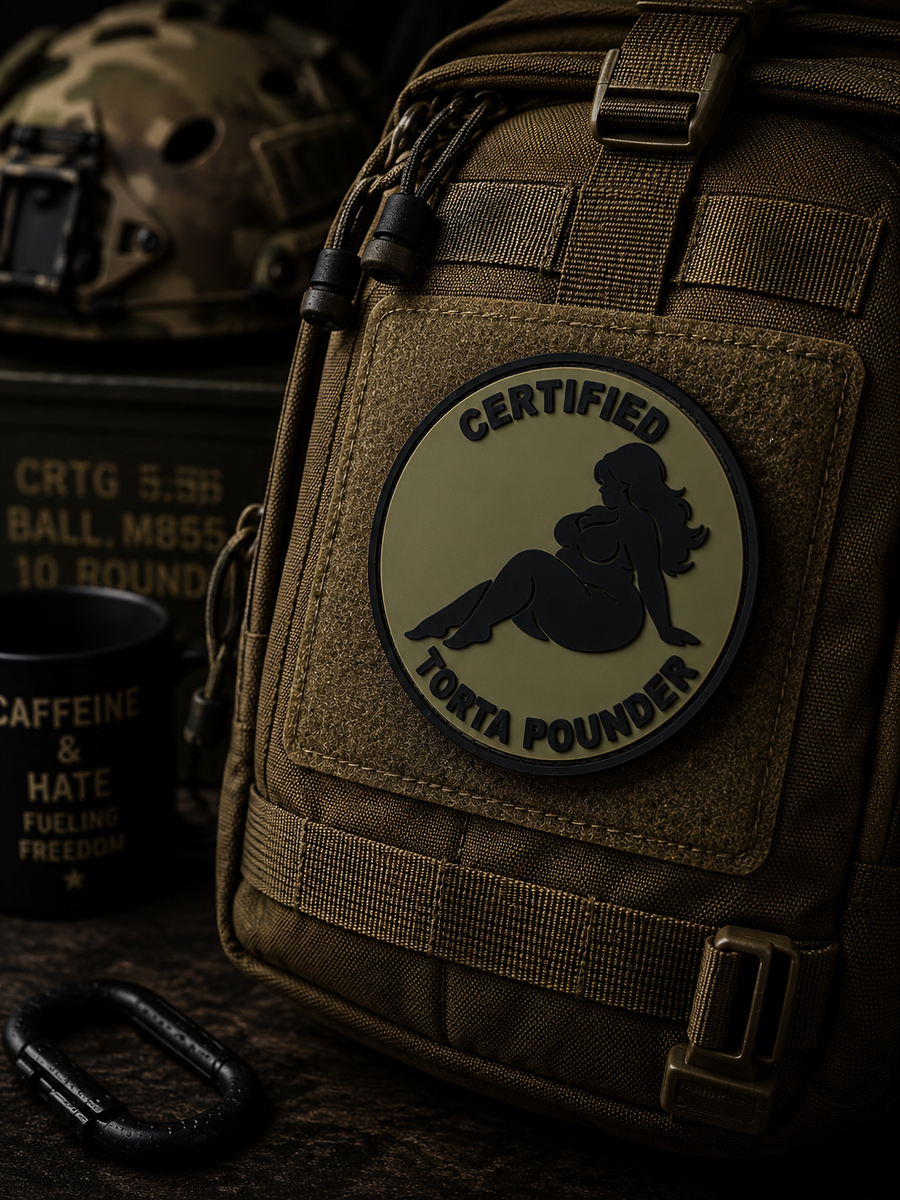 Certified Torta Pounder PVC Morale Patch