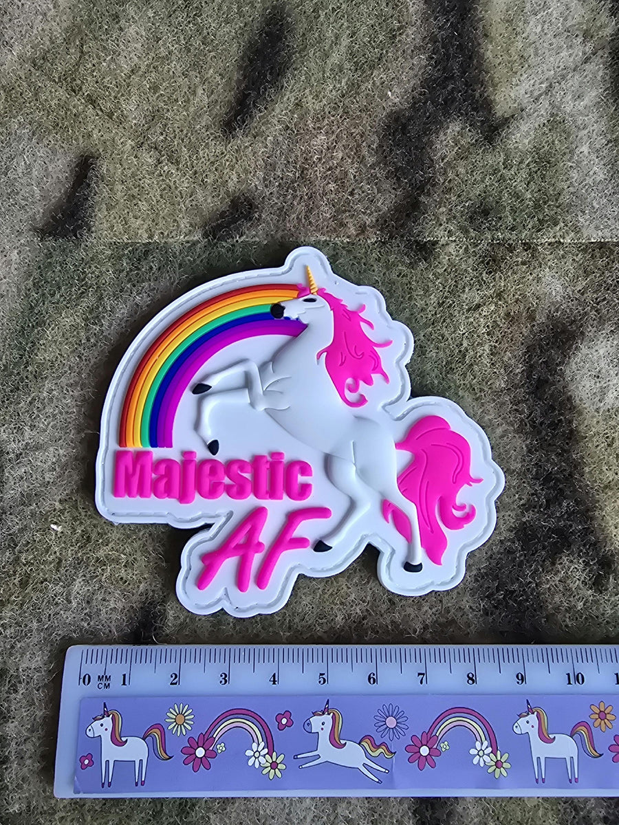 Unicorn Majestic As F*** PVC Patch