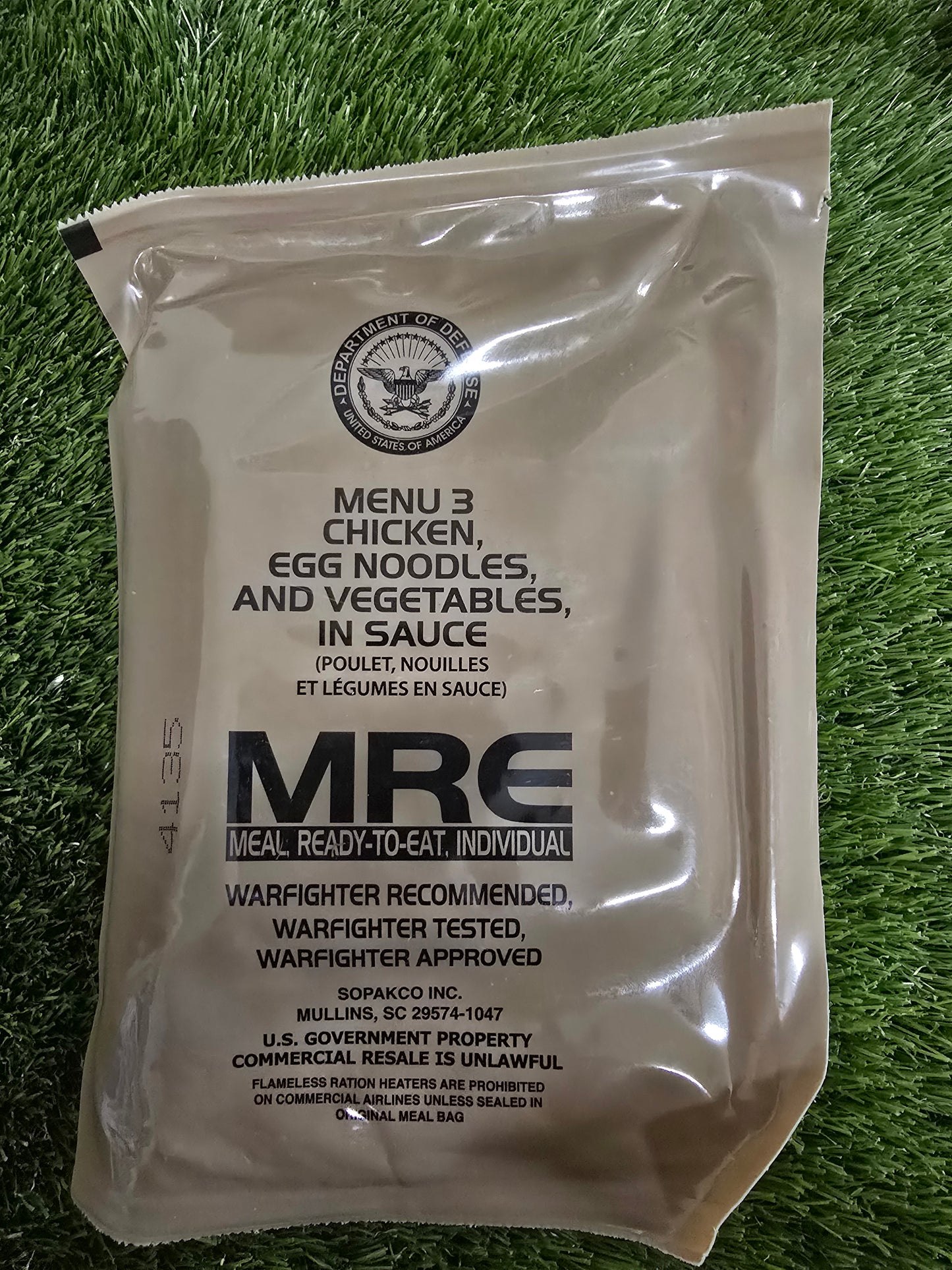 2026/27 USA "MRE" Meal Ready To Eat Ration Packs
