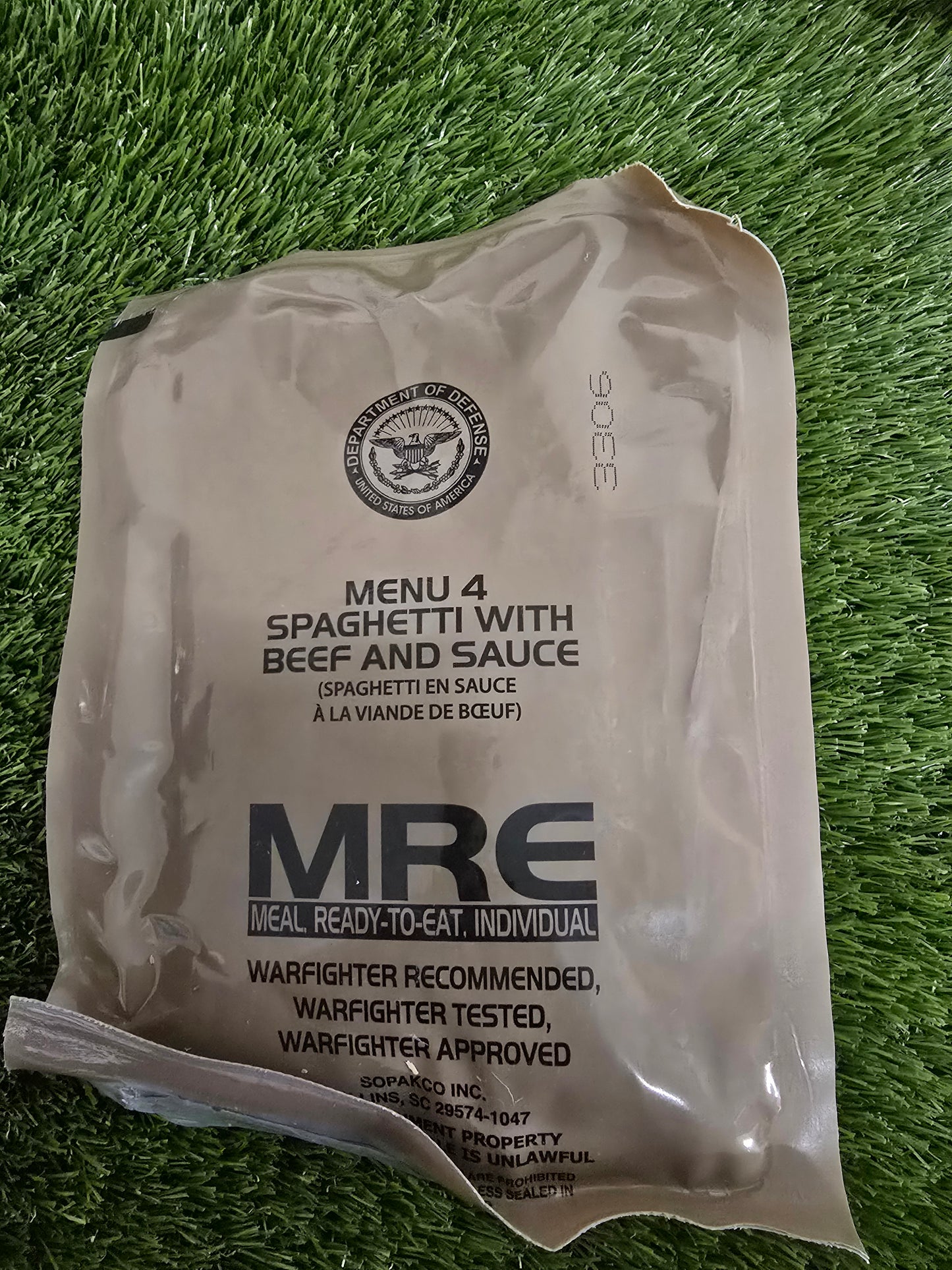 2026/27 USA "MRE" Meal Ready To Eat Ration Packs