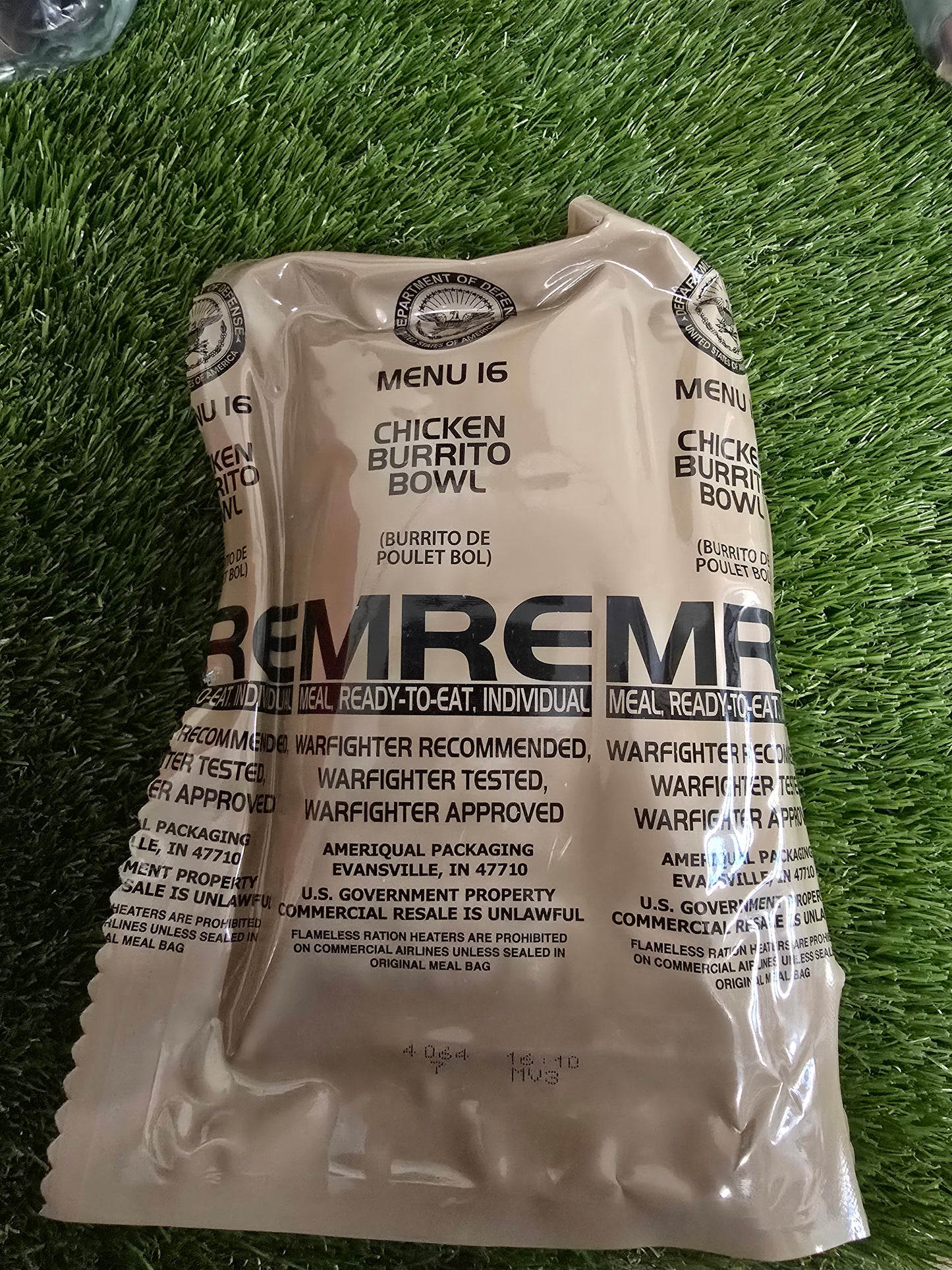 2026/27 USA "MRE" Meal Ready To Eat Ration Packs