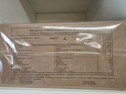 **NEW** 2027 French Military RCIR Ration Packs