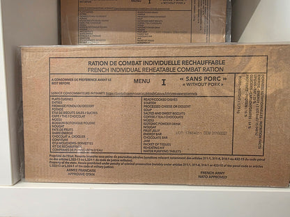**NEW** 2027 French Military RCIR Ration Packs