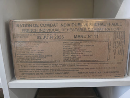 2026 French Military RCIR Ration Packs