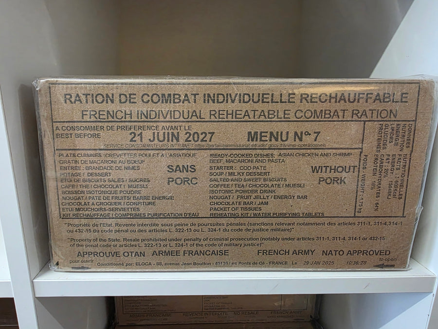 **NEW** 2027 French Military RCIR Ration Packs