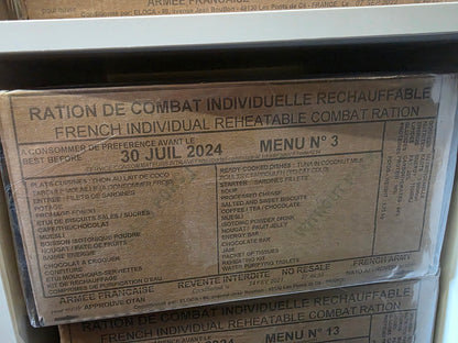 2024 (Past Best Before) French Military RCIR Ration Packs