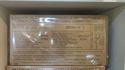 French RCIR Military Ration (2028 Date) | Genuine French Army Combat Ration