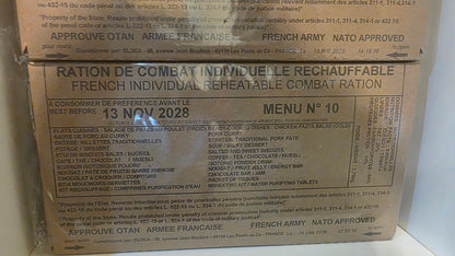 French RCIR Military Ration (2028 Date) | Genuine French Army Combat Ration