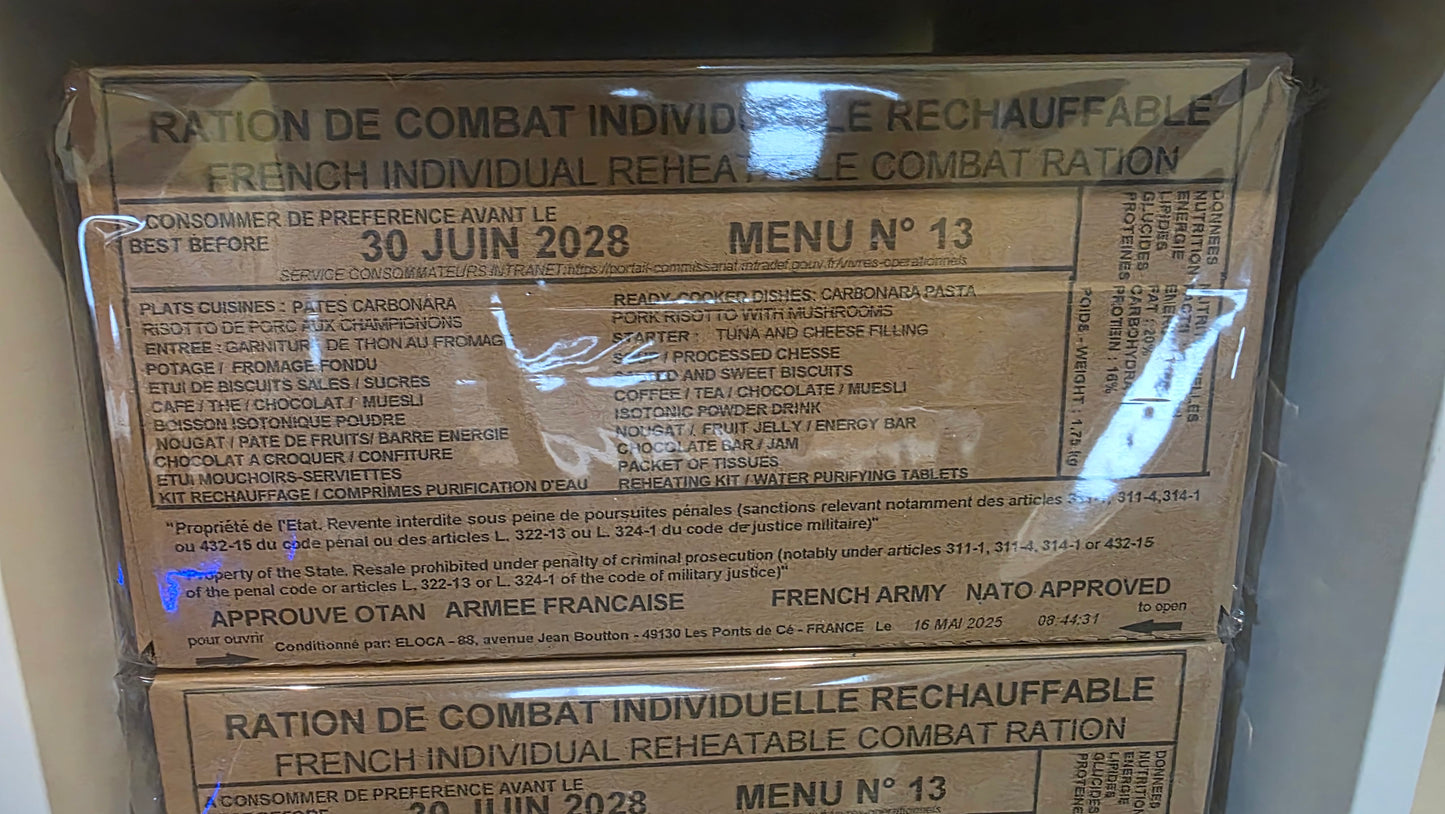 French RCIR Military Ration (2028 Date) | Genuine French Army Combat Ration