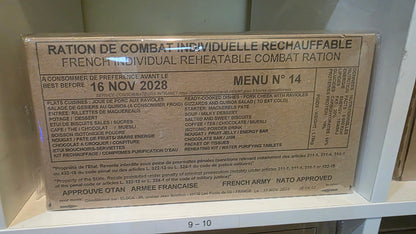 French RCIR Military Ration (2028 Date) | Genuine French Army Combat Ration
