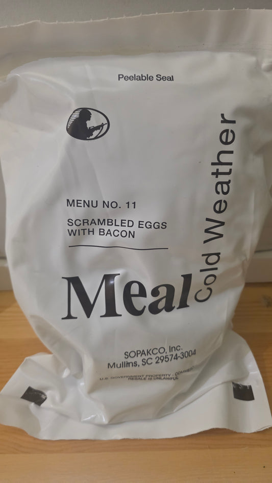 2022 USA Cold Weather "MRE" Meal Ready To Eat Ration Packs