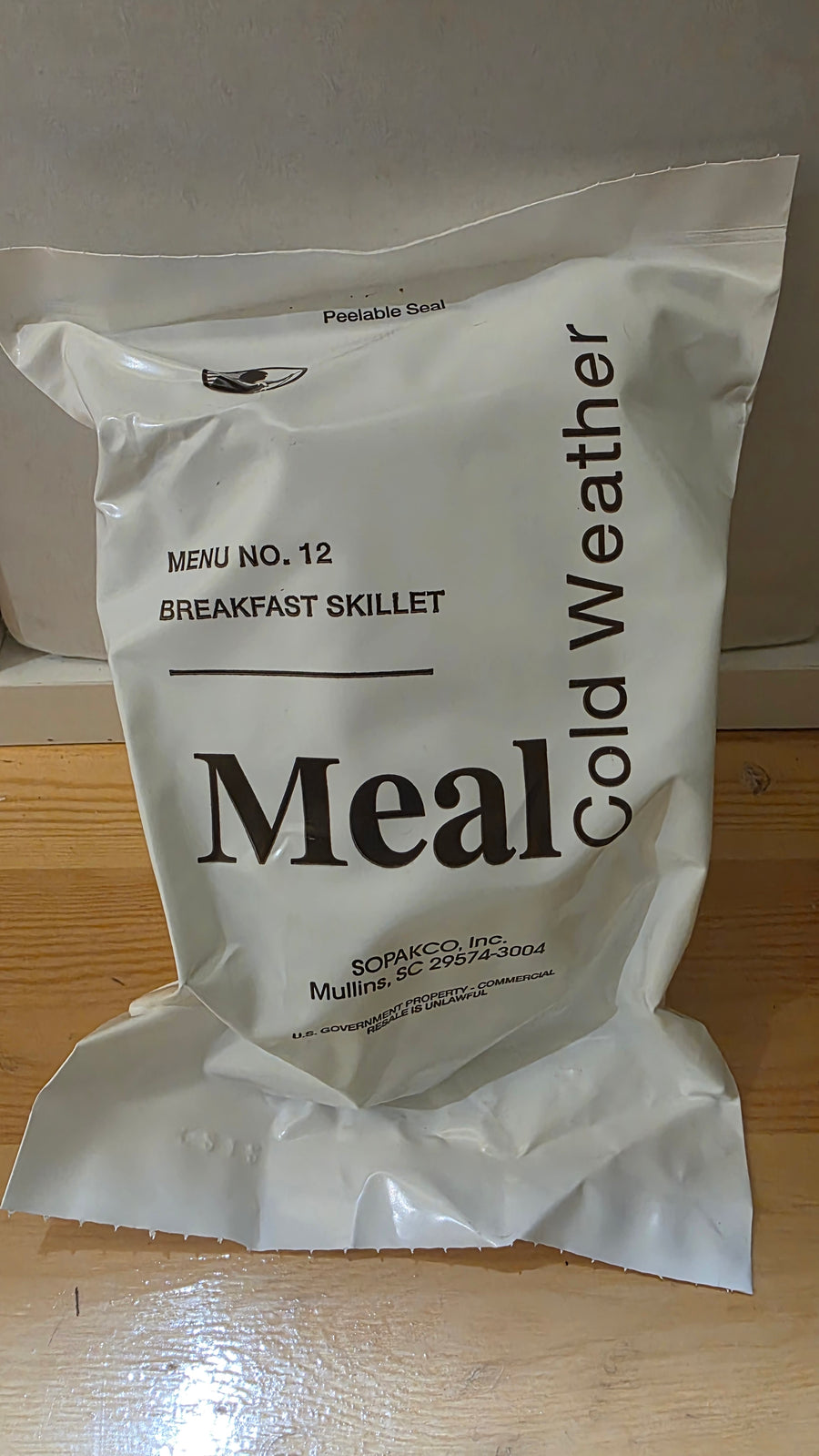 2022 USA Cold Weather "MRE" Meal Ready To Eat Ration Packs
