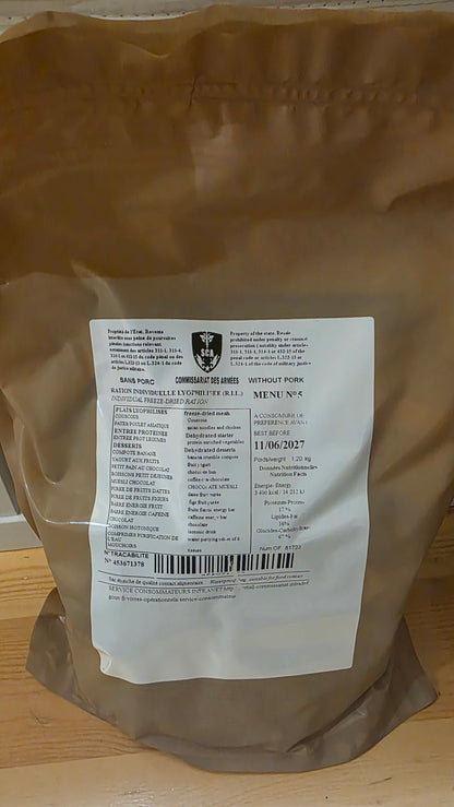 French Special Forces RIL MRE Freeze Dried Meal (2027 Dated)