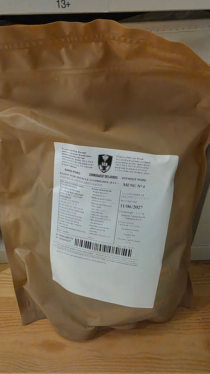 French Special Forces RIL MRE Freeze Dried Meal (2027 Dated)