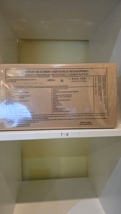 French RCIR Military Ration (2028 Date) | Genuine French Army Combat Ration