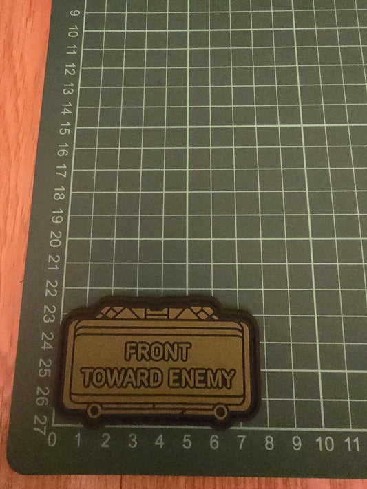 Front Toward Enemy Claymore PVC Patch