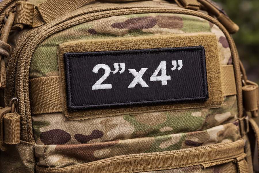 Custom Velcro Text Patch | LIVE PREVIEW | Multiple Sizes | Embroidered Name & Morale Patch