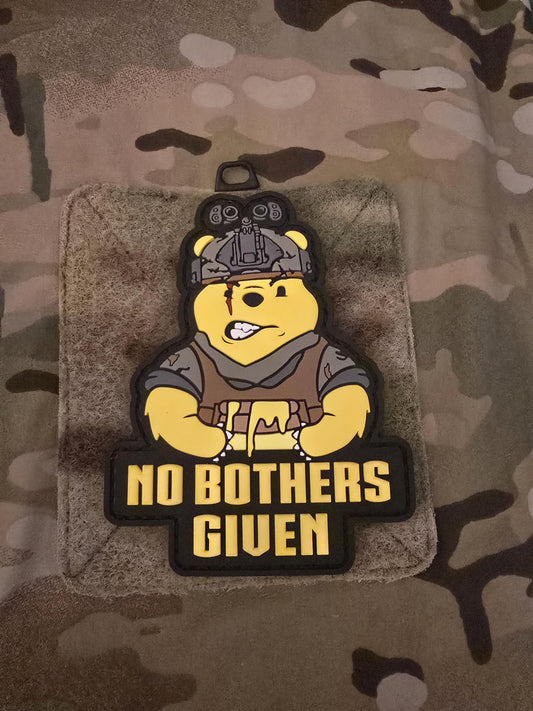 No Bothers Given Tactical Winnie The Pooh Patch